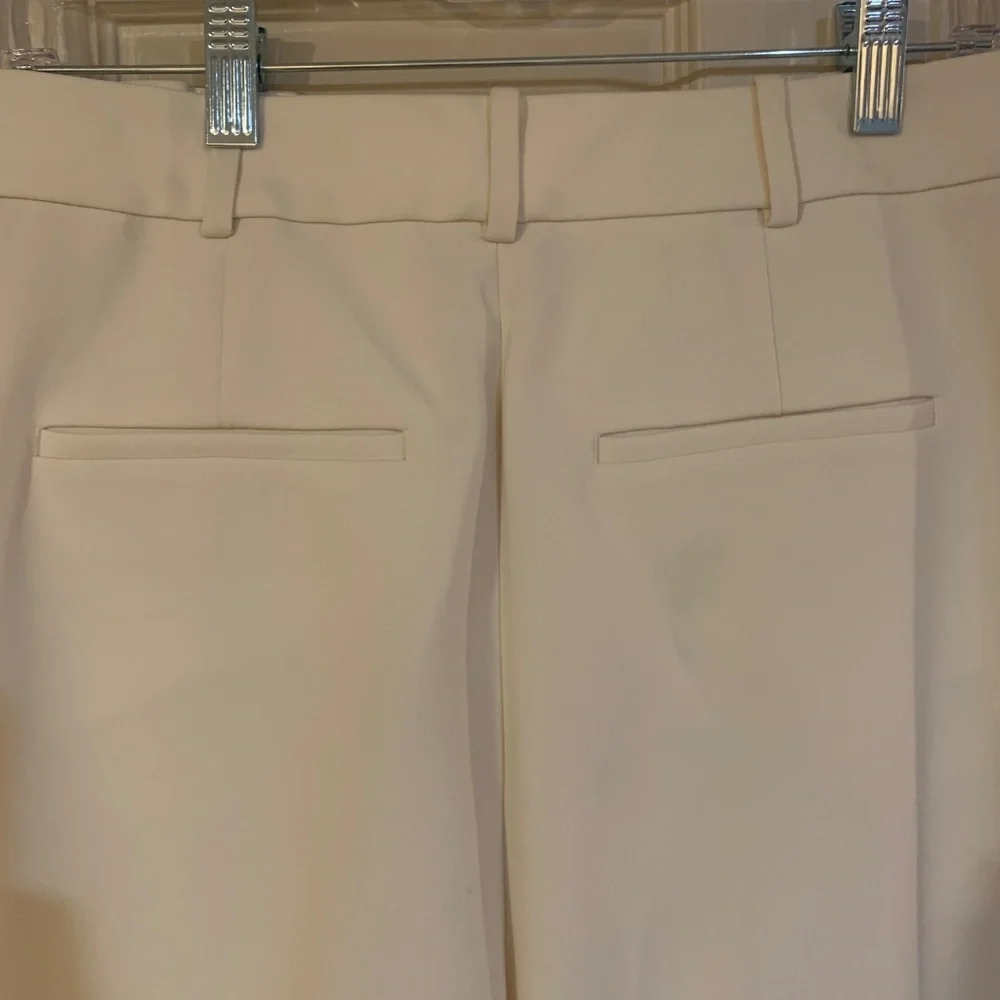 Tory Burch Cream Lined Dress Pants sz 6